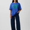 Robert Indiana Oversized-T-Shirt mit Grafik