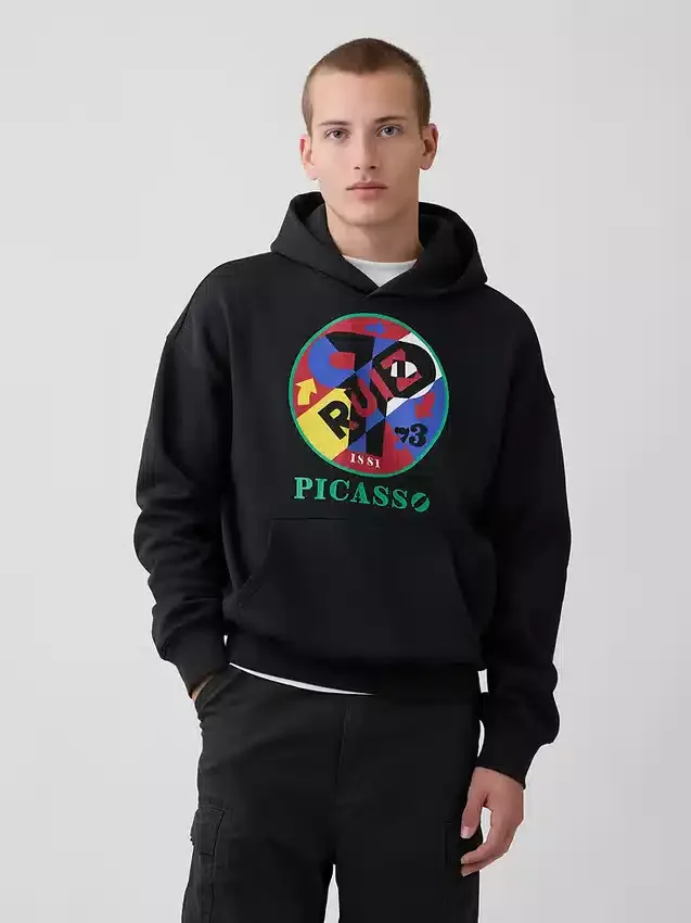Robert Indiana Vintagesoft-Hoodie mit Grafik