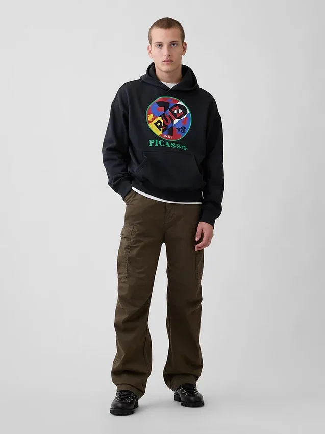 Robert Indiana Vintagesoft-Hoodie mit Grafik