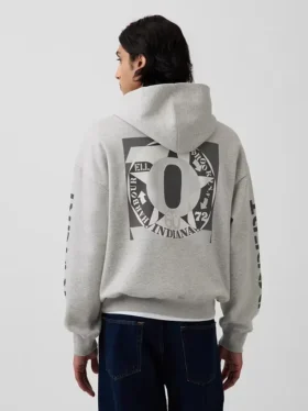 Robert Indiana Vintagesoft-Hoodie mit Grafik