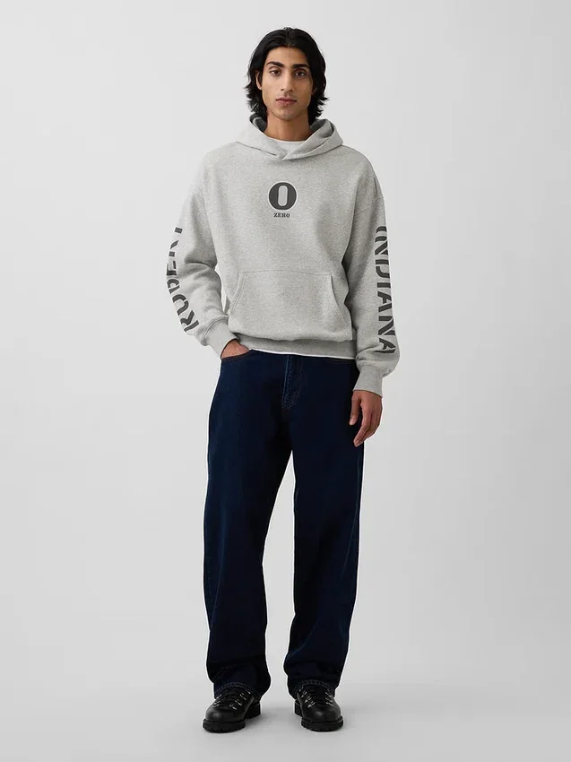 Robert Indiana Vintagesoft-Hoodie mit Grafik