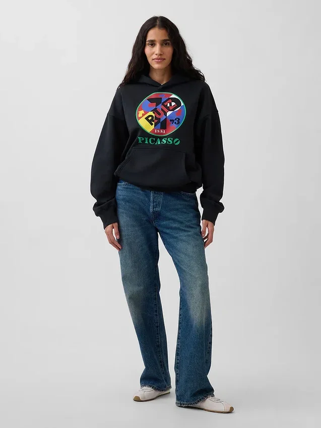 Robert Indiana Vintagesoft-Hoodie mit Grafik