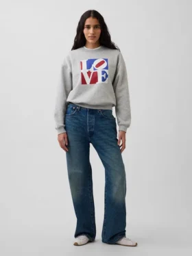 Robert Indiana Vintagesoft Love Sweatshirt