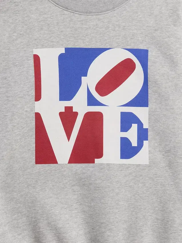 Robert Indiana Vintagesoft Love Sweatshirt