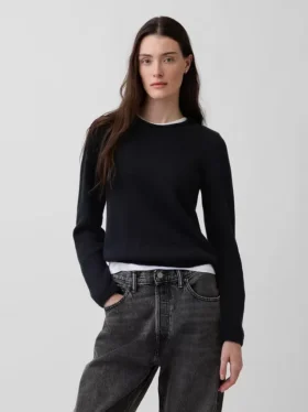 Rollkragen-Pullover aus 100 % Baumwolle