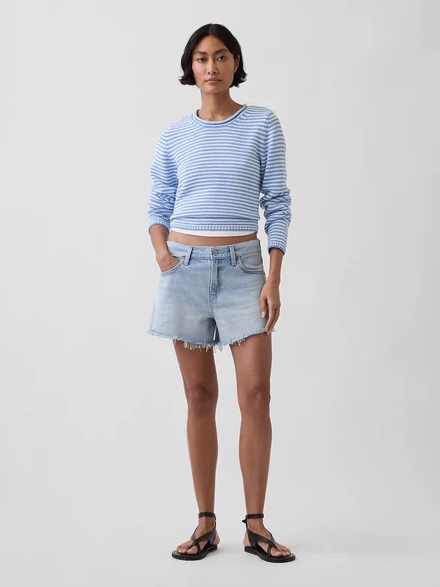 Rollkragen-Pullover aus 100 % Baumwolle