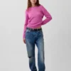 Rollkragen-Pullover aus 100 % Baumwolle
