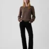 Rollkragen-Pullover aus 100 % Baumwolle