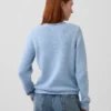 Rollkragen-Pullover aus 100 % Baumwolle