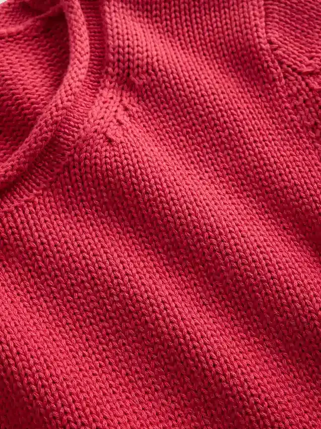 Rollkragen-Pullover aus 100 % Baumwolle