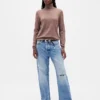 Rollkragenpullover aus 100 % Merinowolle