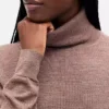 Rollkragenpullover aus 100 % Merinowolle