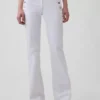 Sailor-Jeans mit niedriger Leibhöhe, lang und schmal geschnitten