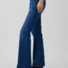 Sailor-Jeans mit niedriger Leibhöhe, lang und schmal geschnitten