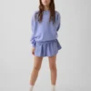 Schnelltrocknende Laufshorts für Kinder mit Schmetterlingssaum