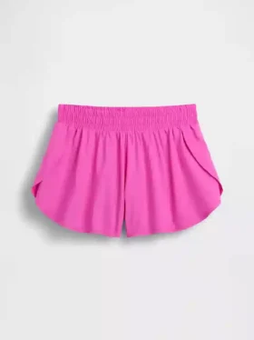 Schnelltrocknende Laufshorts für Kinder mit Schmetterlingssaum