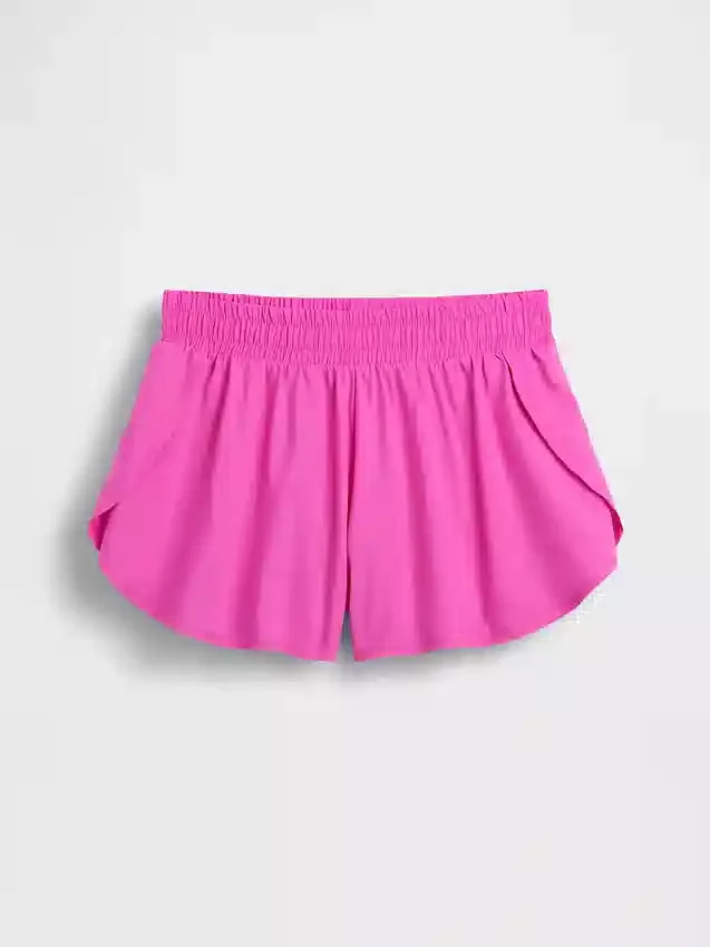 Schnelltrocknende Laufshorts für Kinder mit Schmetterlingssaum