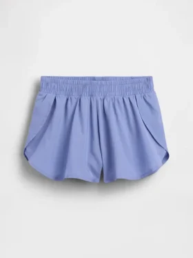 Schnelltrocknende Laufshorts für Kinder mit Schmetterlingssaum