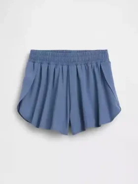 Schnelltrocknende Laufshorts für Kinder mit Schmetterlingssaum