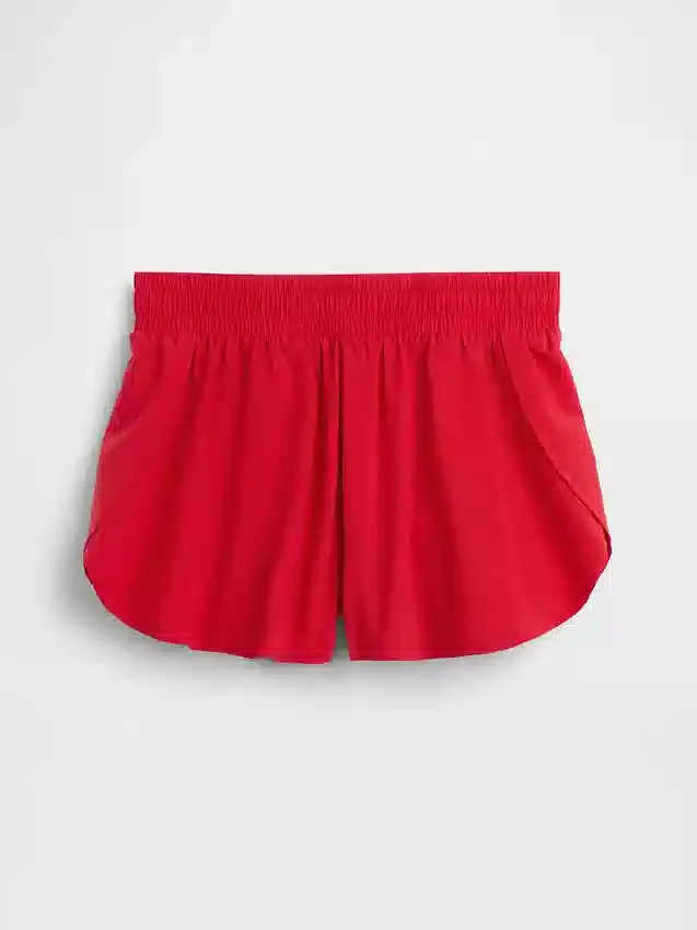 Schnelltrocknende Laufshorts für Kinder mit Schmetterlingssaum