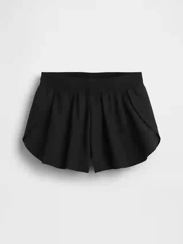 Schnelltrocknende Laufshorts für Kinder mit Schmetterlingssaum