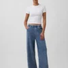Schwere, locker sitzende Sweatpant-Jeans