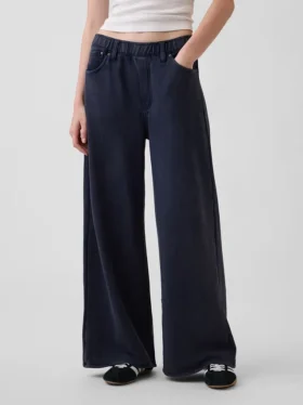 Schwere, locker sitzende Sweatpant-Jeans