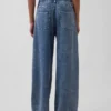 Schwere, locker sitzende Sweatpant-Jeans