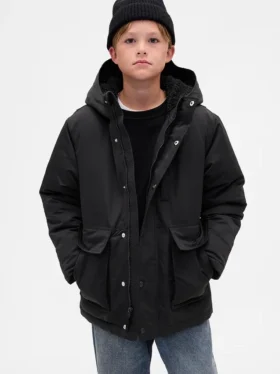 Schwere Parka-Jacke für Kinder