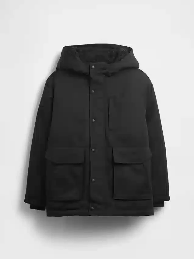 Schwere Parka-Jacke für Kinder