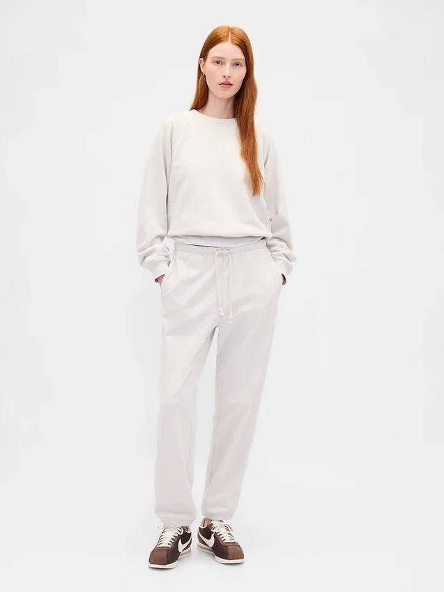 Schwere Slim-Fit-Jogginghose aus French Terry