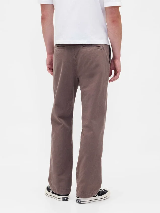 Schwere Twill-Khakihose im 90er-Jahre-Stil mit lockerer Passform