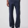 Schwere Twill-Khakihose in lockerer, gerader Passform