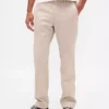 Schwere Twill-Khakihose in lockerer, gerader Passform