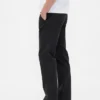 Schwere Twill-Khakihose in lockerer, gerader Passform