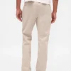 Schwere Twill-Khakihose in lockerer, gerader Passform
