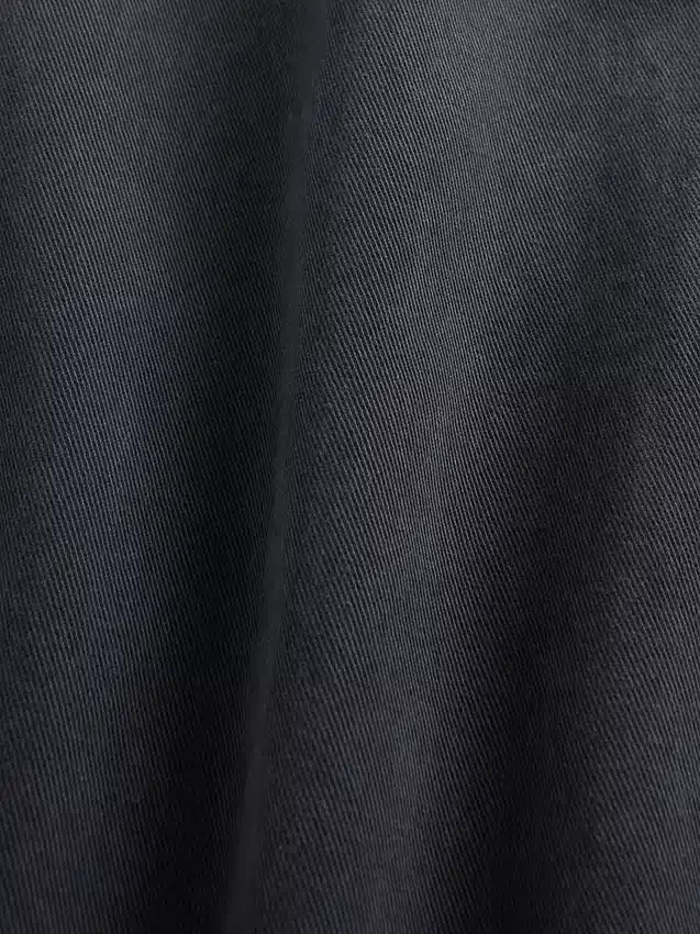 Schwere Twill-Khakihose in lockerer, gerader Passform