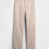 Schwere Twill-Khakihose in lockerer, gerader Passform