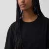 Schweres, übergroßes Maxi-T-Shirt-Kleid