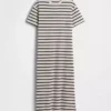 Schweres, übergroßes Maxi-T-Shirt-Kleid