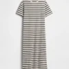 Schweres, übergroßes Maxi-T-Shirt-Kleid