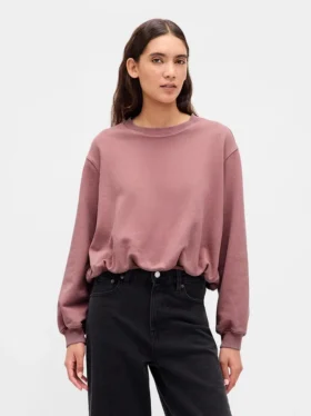 Schweres Bubble-Sweatshirt aus French Terry