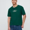 Schweres Ford-Crop-T-Shirt mit Aufdruck
