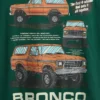 Schweres Ford-Crop-T-Shirt mit Aufdruck