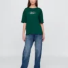 Schweres Ford-Crop-T-Shirt mit Aufdruck