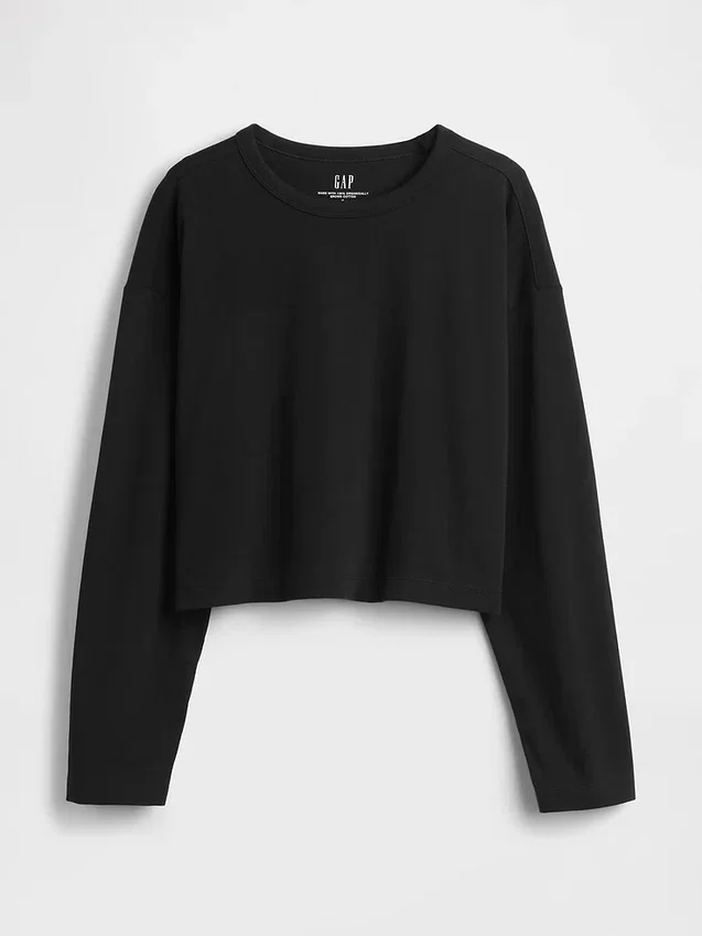 Schweres, kurzes T-Shirt