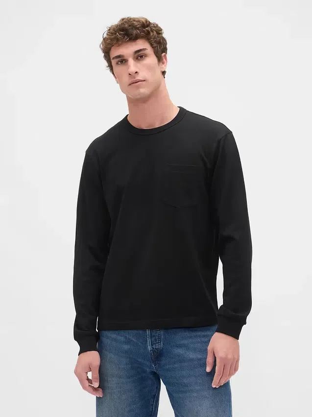 Schweres, locker sitzendes T-Shirt