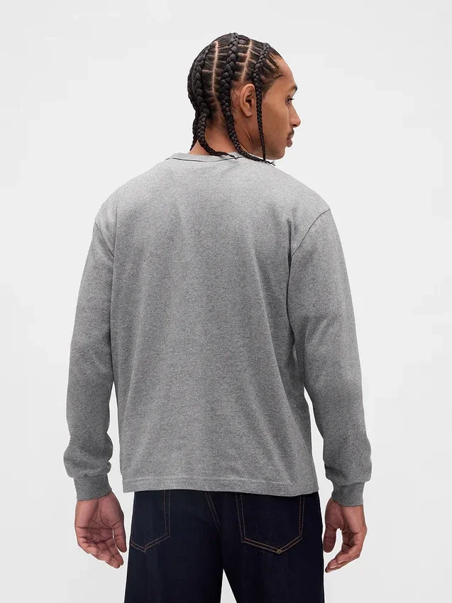 Schweres, locker sitzendes T-Shirt