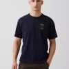 Schweres, locker sitzendes T-Shirt mit Aufdruck