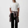 Schweres, locker sitzendes T-Shirt mit Aufdruck